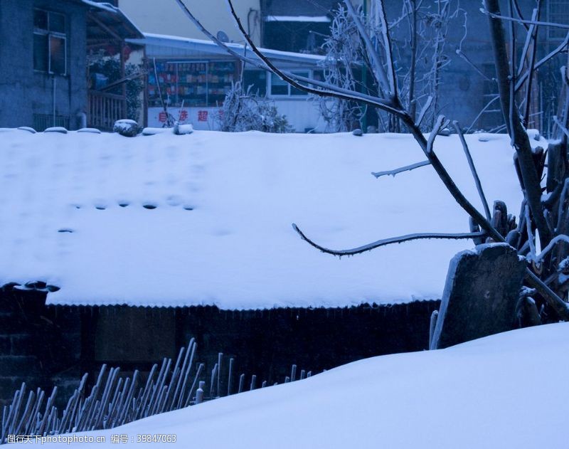 武林风张家界雪景图片