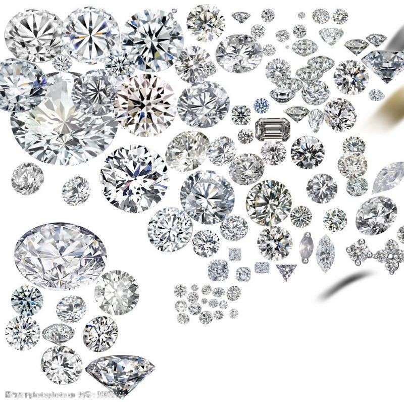 微立体钻石集合图片