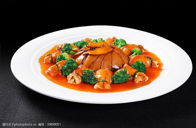心灵美川菜口袋豆腐扒白灵菇图片