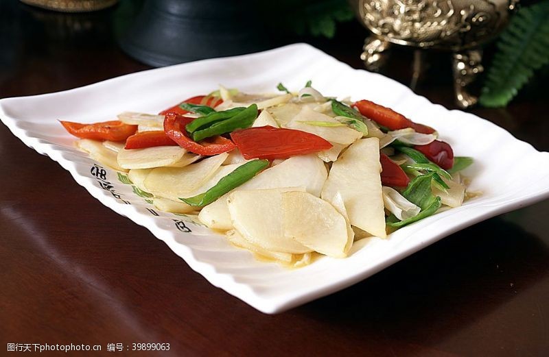 色拉油川菜拉萨土豆片图片