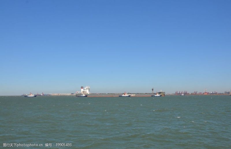船只港口海边图片港口秦皇岛港