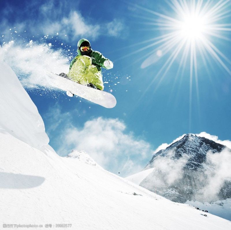 登山运动滑雪板滑雪海报单板滑图片