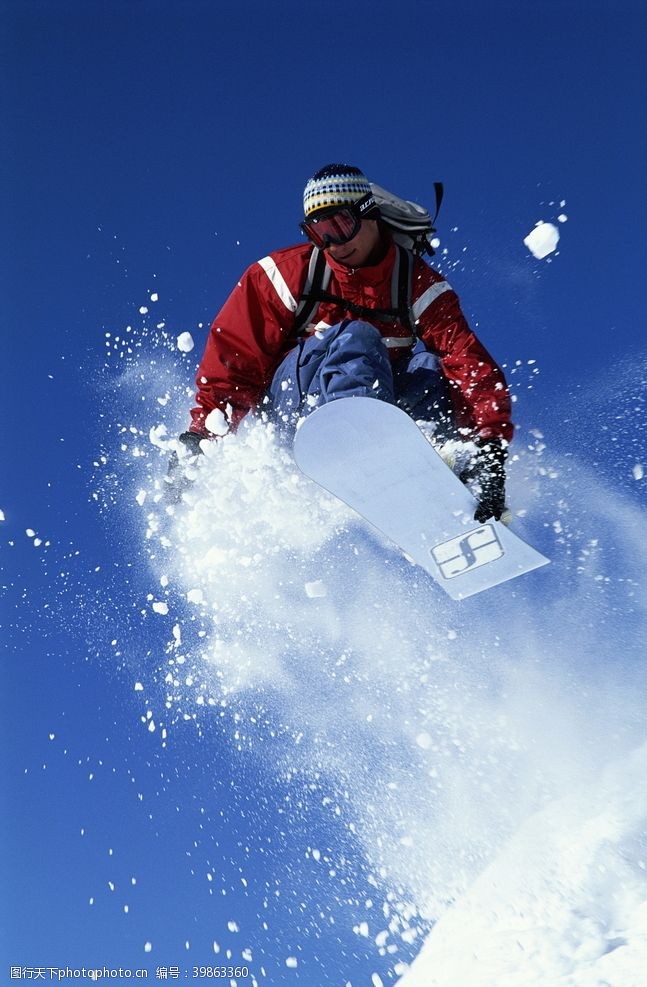 挑战自动滑雪板滑雪海报单板滑雪图片