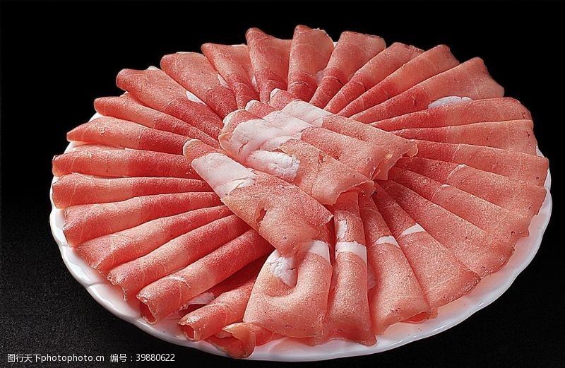 副食火锅配菜肥牛羔羊肉图片