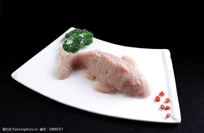 主食类火锅配菜滑类手打青鱼滑图片