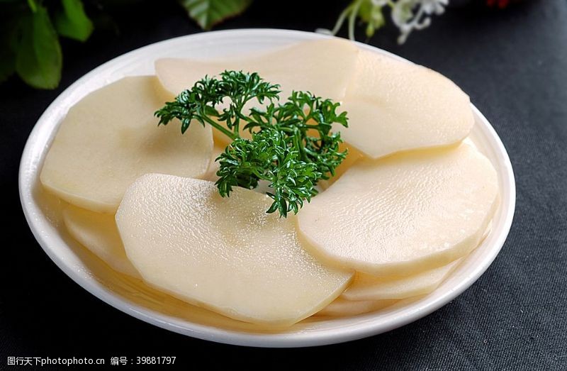 肥料火锅配菜土豆片图片