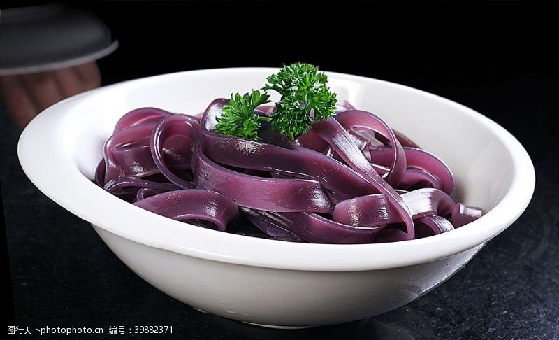 紫菜火锅配菜紫薯苕粉图片