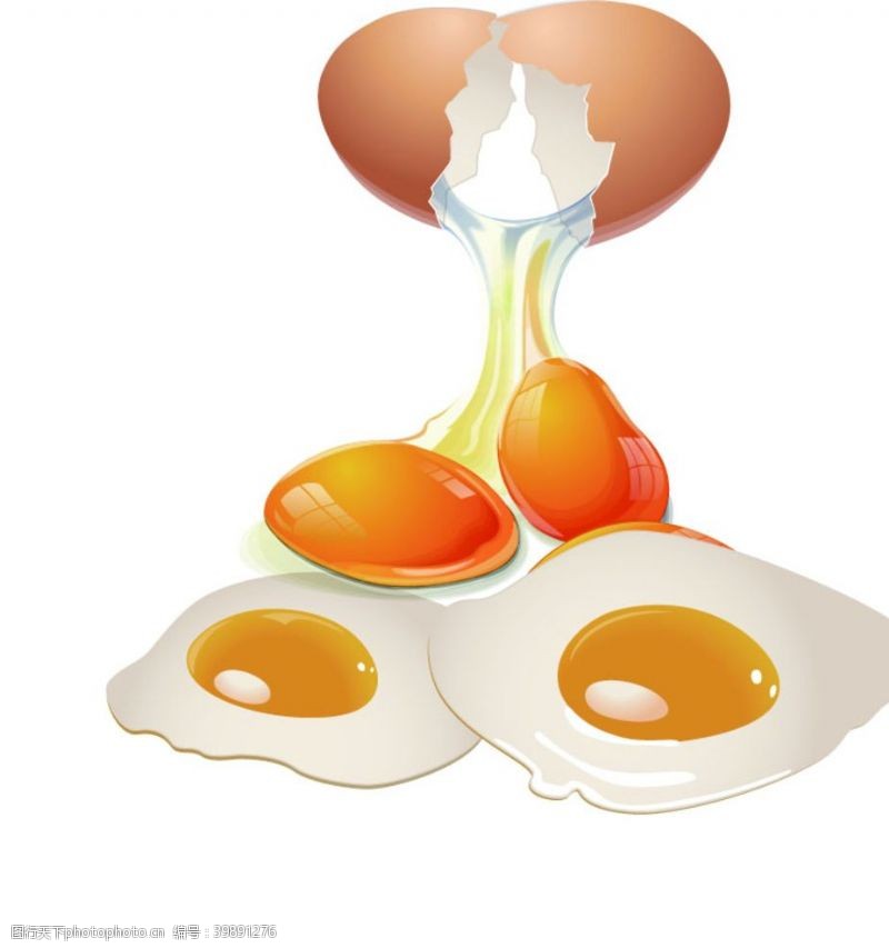 蛋黄文化鸡蛋图片
