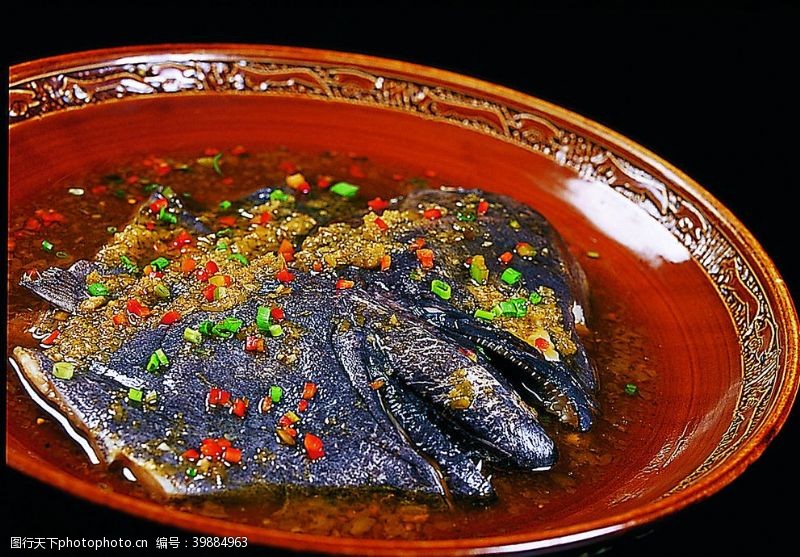 烤肉米粉清蒸开胃深海鱼头图片