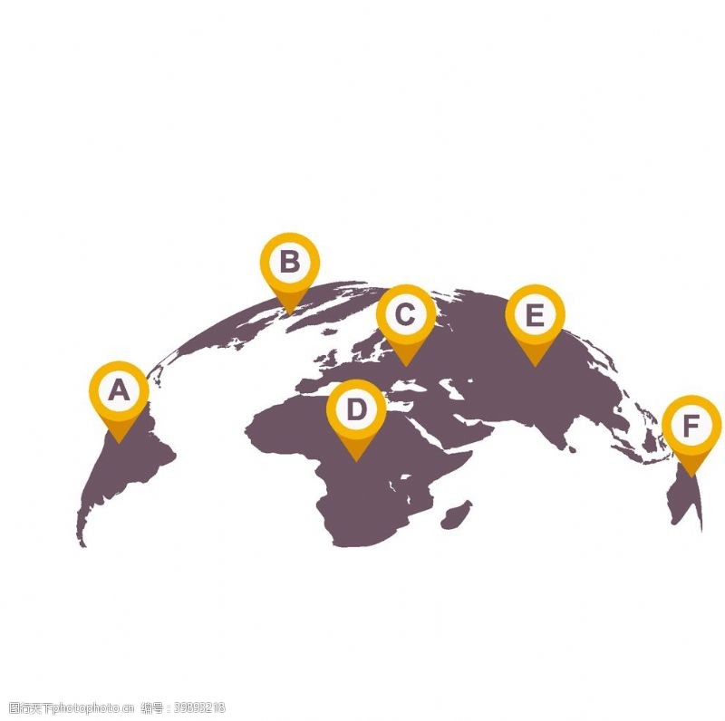 企业标识全球定位图片
