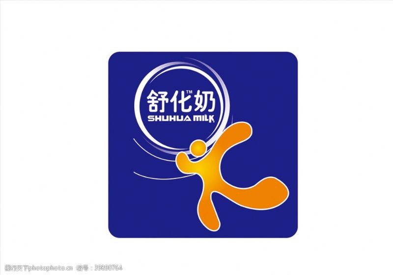 牛奶标志舒化奶logo图片