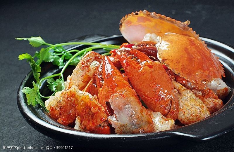 风味炒饭泰式风情蟹图片