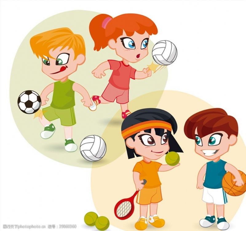 体育素材足球体育运动的儿童图片