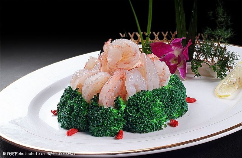 香滑泰国虾球图片