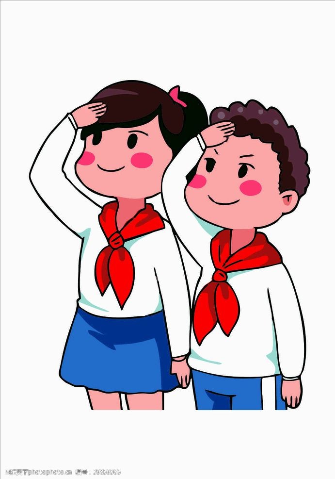 少先队小学生图片