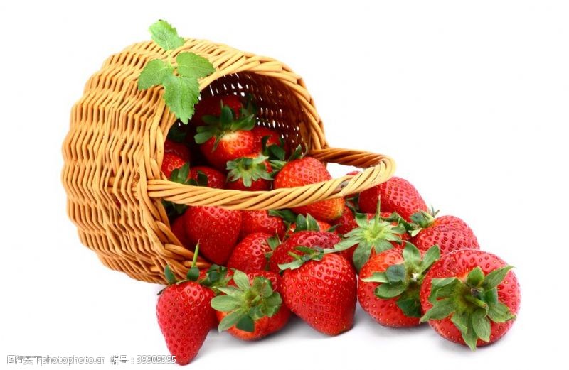 菜篮子一篮子草莓图片