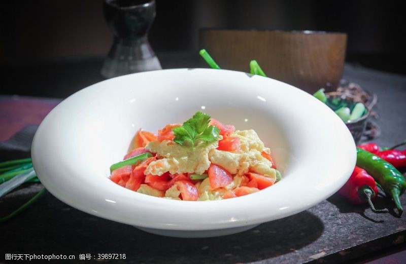 精品菜单中餐西红柿炒蛋图片