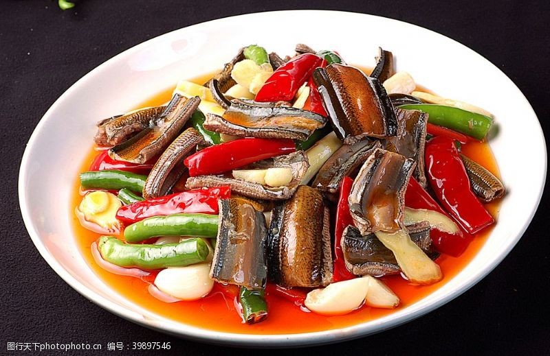 热点川菜菜泡椒鳝鱼图片