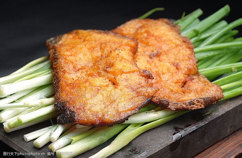 银色名片川菜葱香银鳕鱼图片