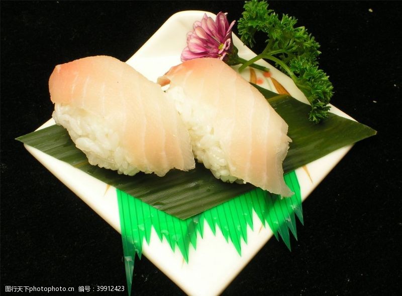 高清寿司摄影鲷鱼寿司图片