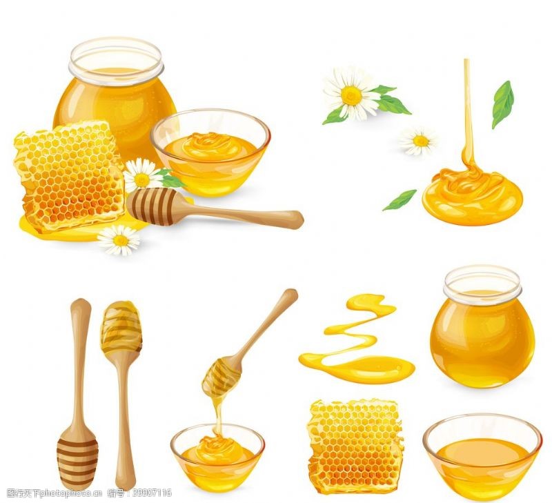 美食产品画册蜂蜜图片