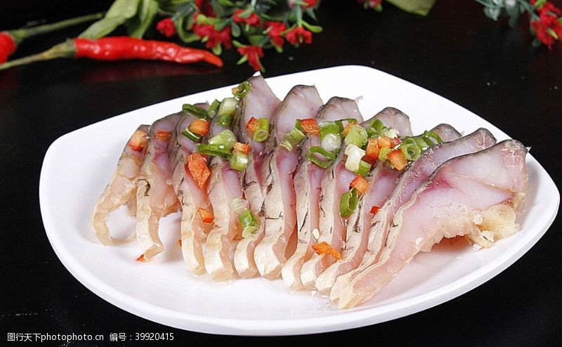 特色干烧鱼沪菜鲜香咸鱼干图片