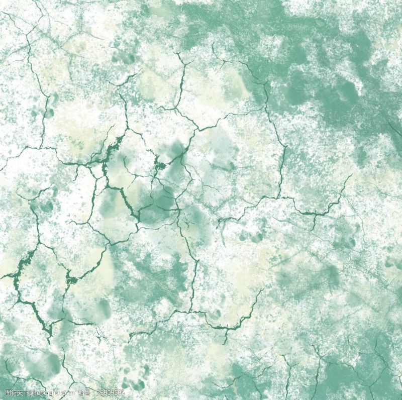 白色山水元素绿色大理石纹理图片