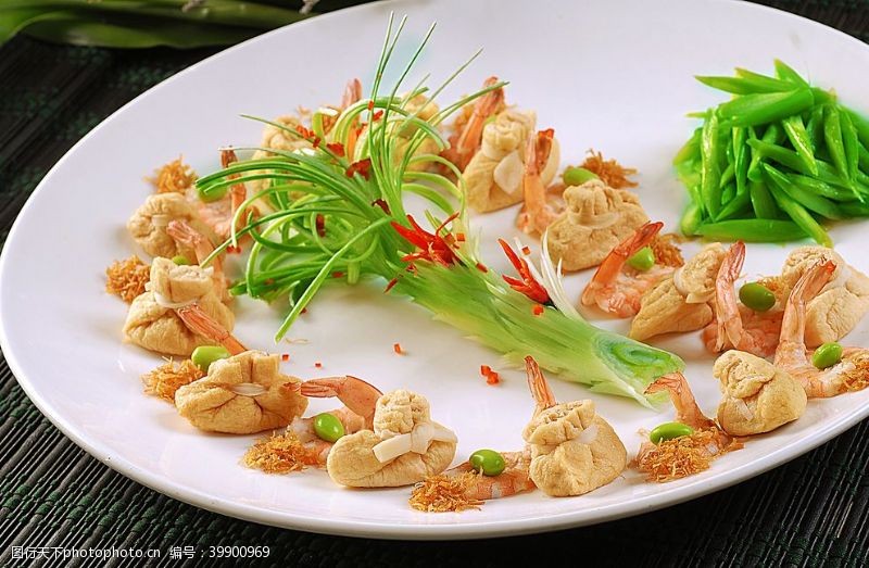 虾滑瑶柱腐包虾图片