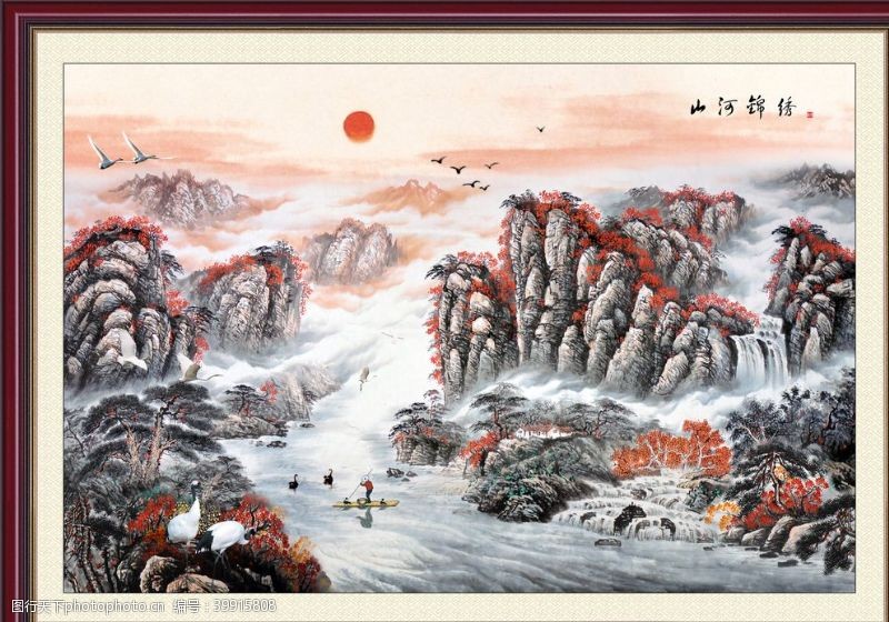 中式装饰画图片