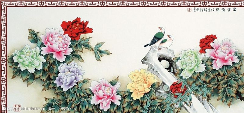 中式装饰画图片
