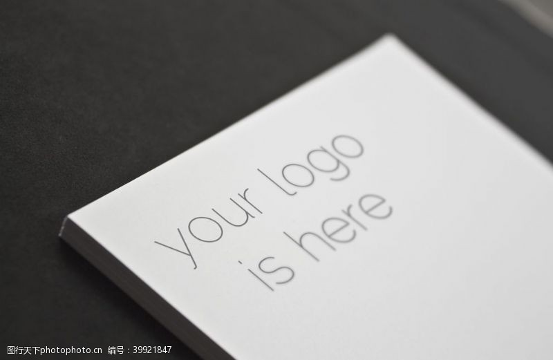 标志字体本子封面LOGO样机图片