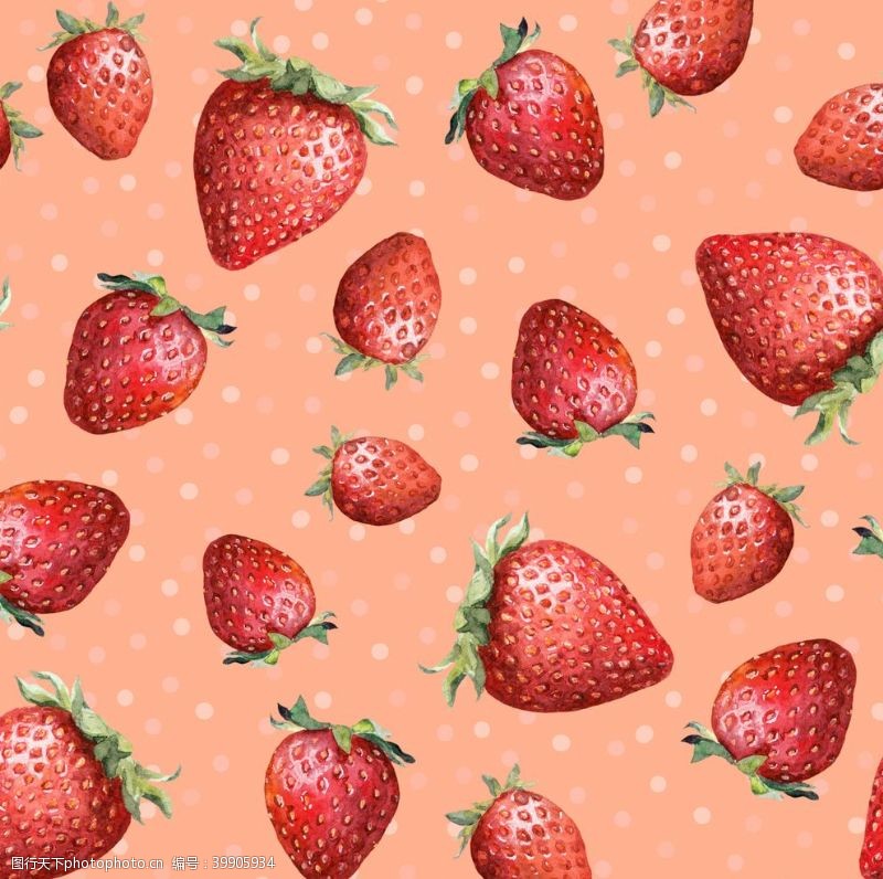 喷墨设计草莓图片
