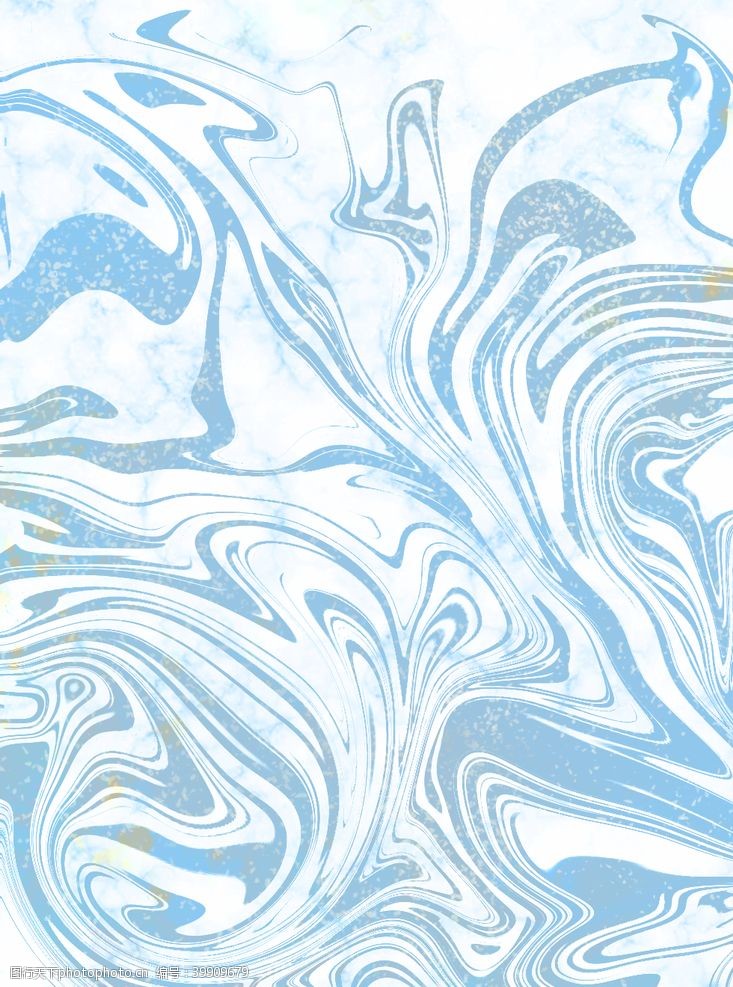 白色山水元素大理石纹理背景图片