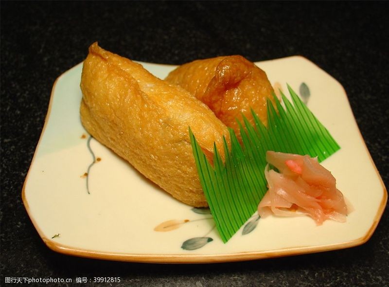 寿司高清摄影豆皮寿司图片