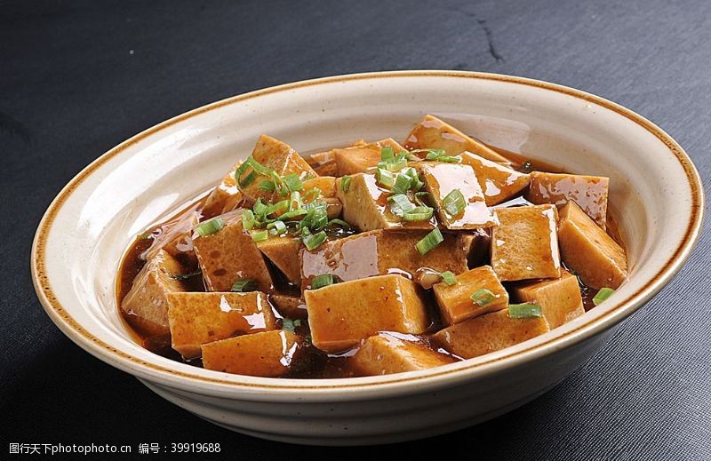 白饭鄂菜白水烧豆腐图片