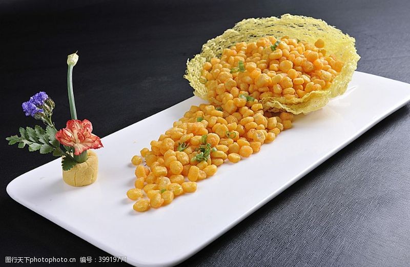 鄂菜桂花玉米粒图片