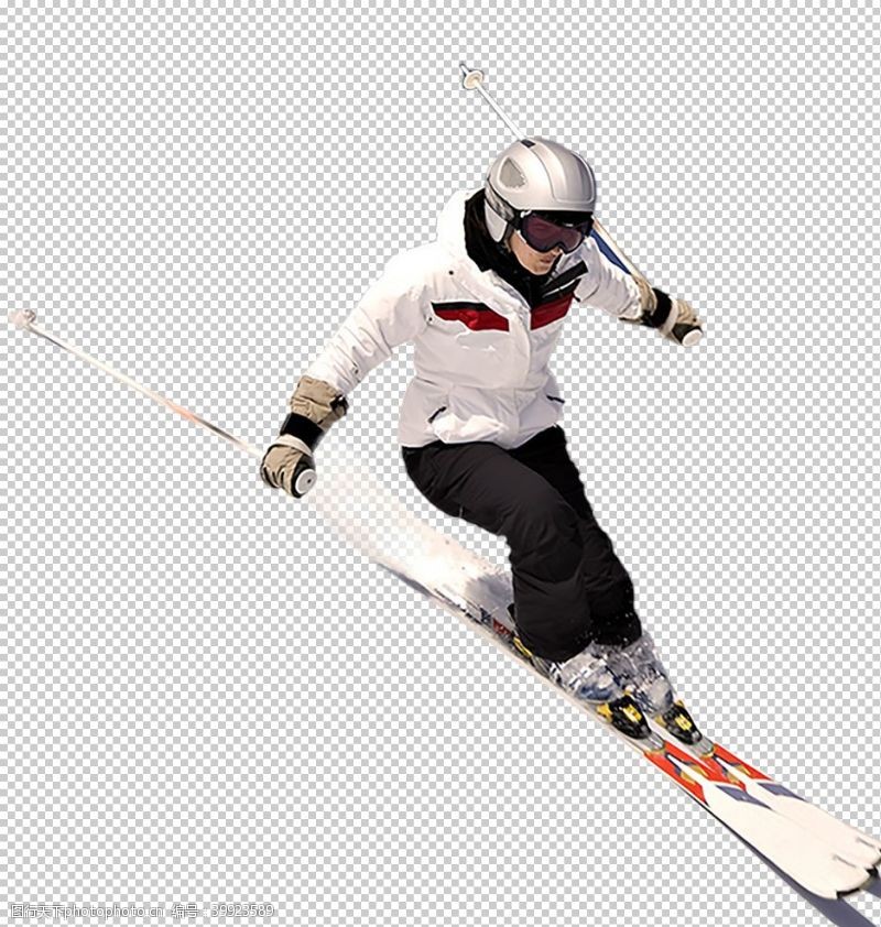 海报模板滑雪图片