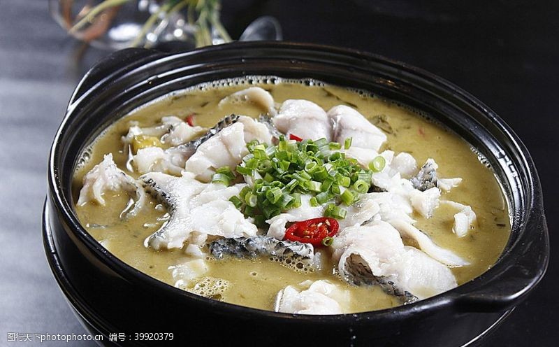 吃酸菜鱼沪菜酸菜黑鱼图片