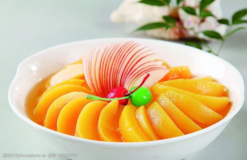 红桃心徽菜黄桃芦荟图片