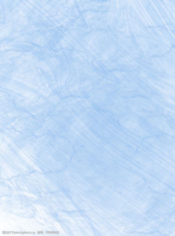 白色山水元素蓝色大理石纹理图片