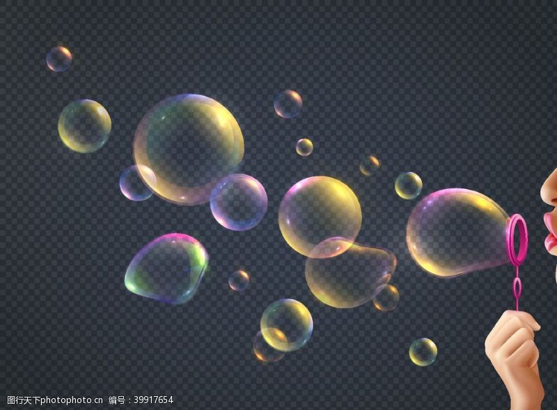 气球装饰气泡图片