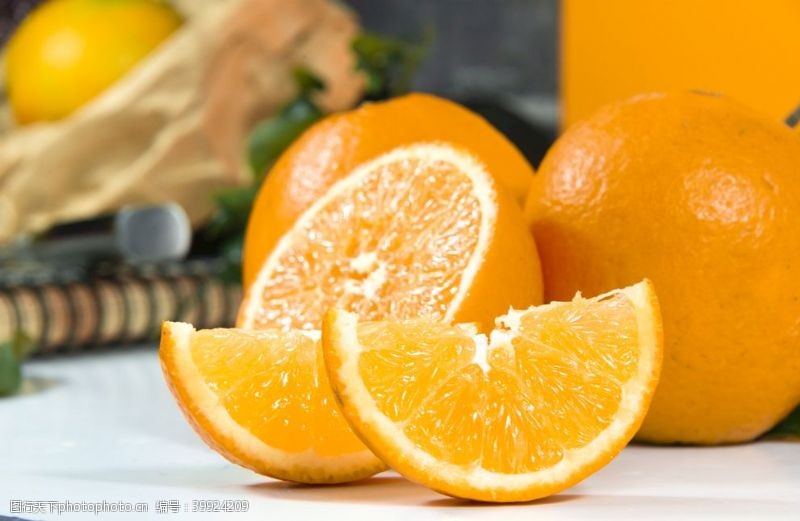 食物原料橙图片