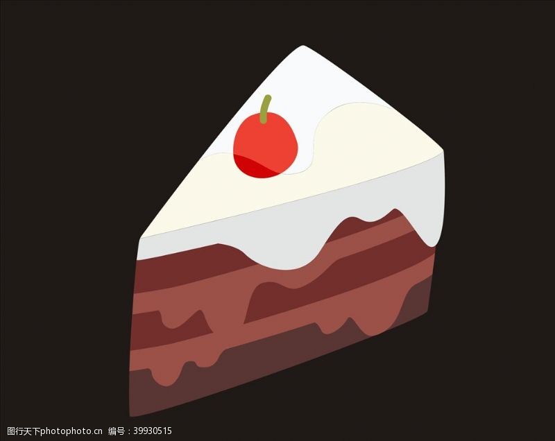 卡通水果蛋糕糕点图片