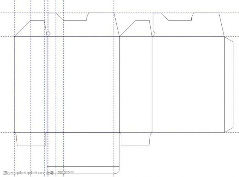 纸盒刀模翻盖纸盒图片