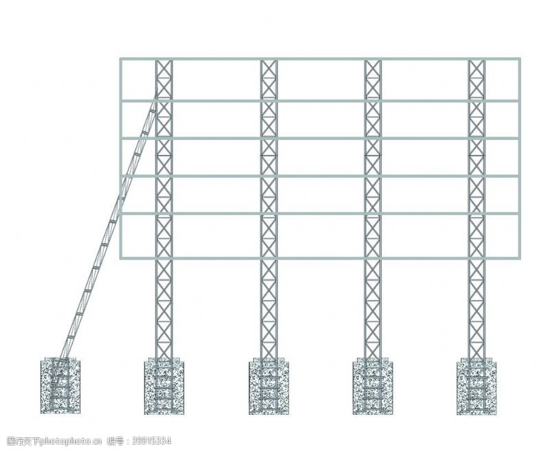钢结构钢架结构图图片