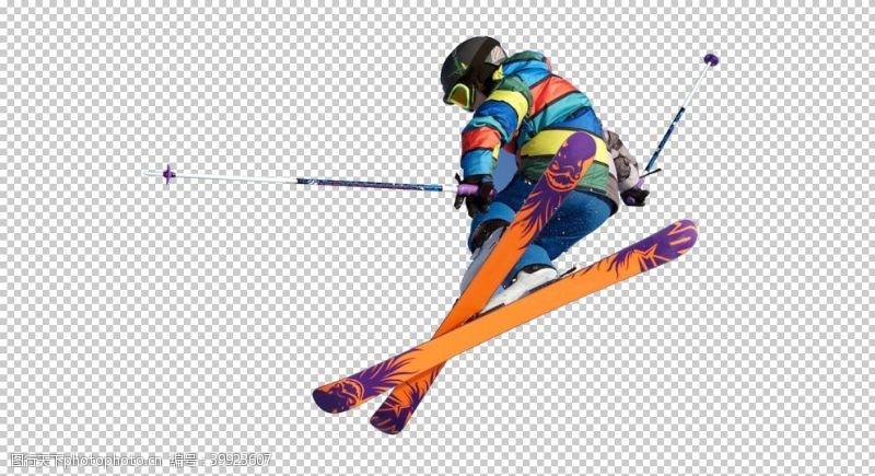 海报模板滑雪图片