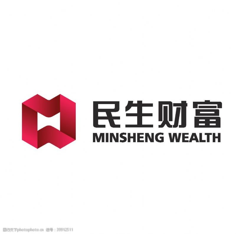 理财民生财富logo标志图片