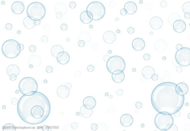游泳背景气泡图片