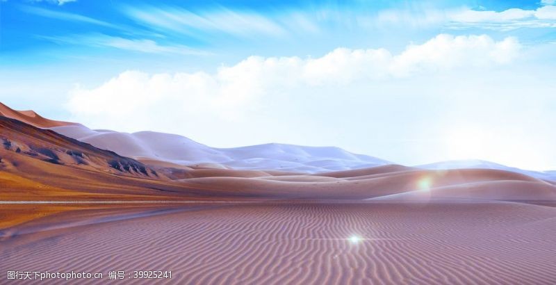 绸子沙漠风光图片