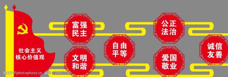 市民文明社会主义核心价值观图片